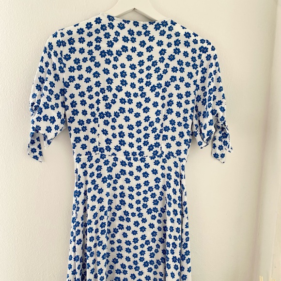 ASOS blue flowers summer dress. Maternity - Picture 5 of 5